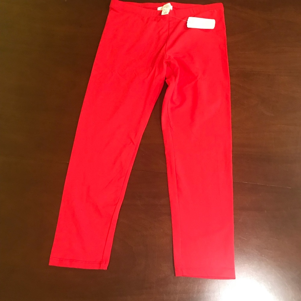 Capri red leggings medium - Picture 4 of 4